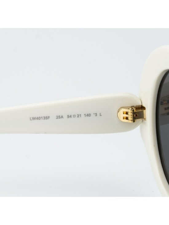 Loewe Women Sunglasses Ivory Grey Round LW40135F 25A NEW AUTHENTIC main image 5